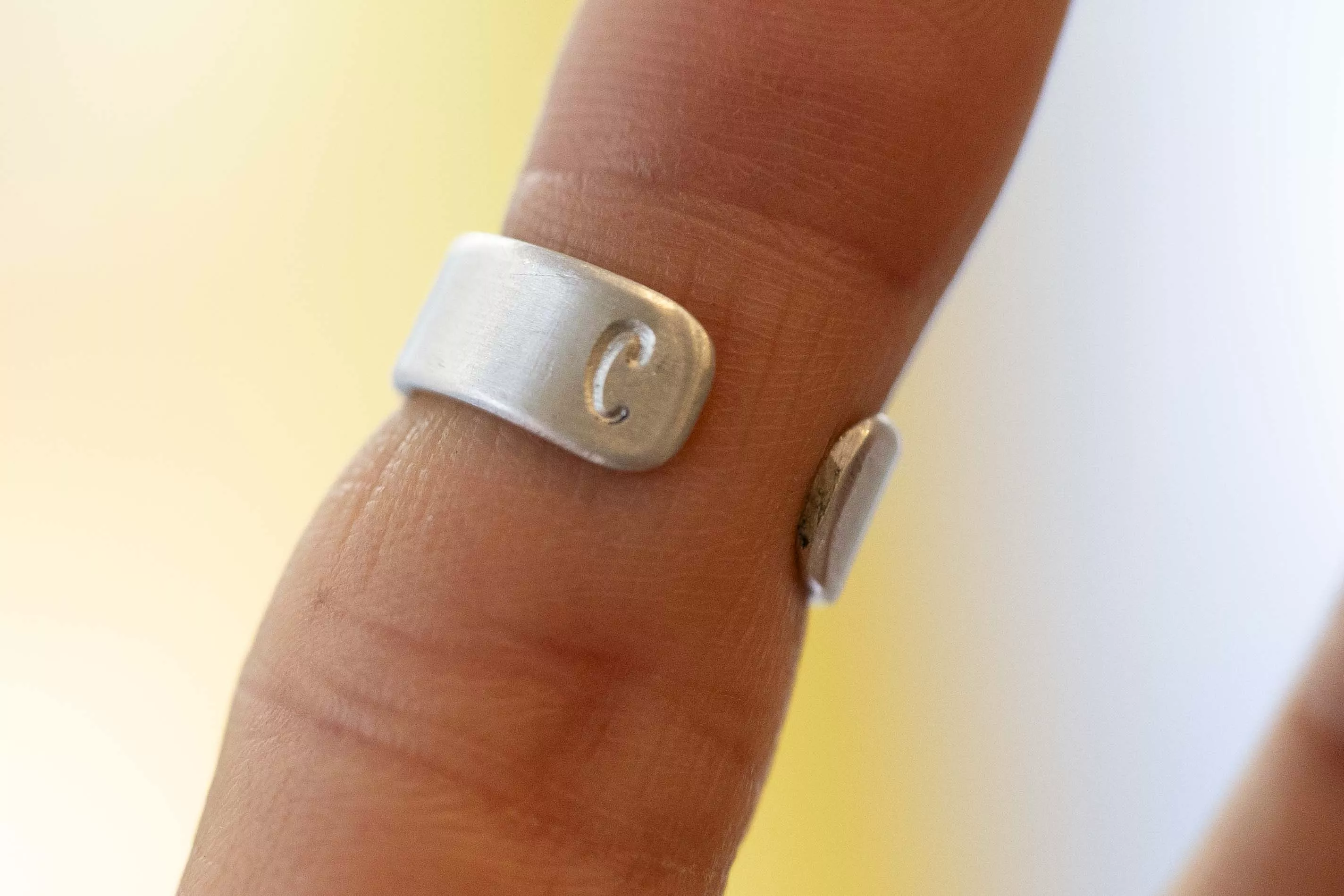 Bague phalange 6 mm - alu