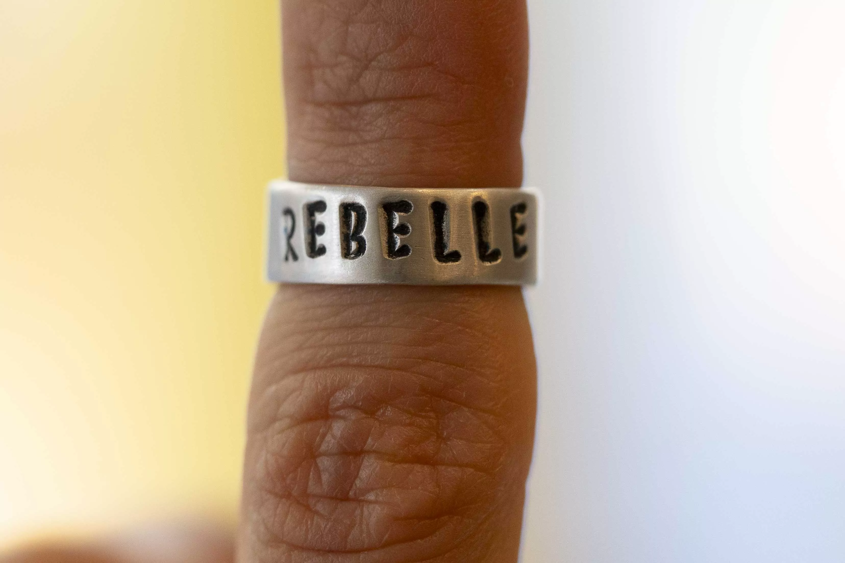 Bague phalange 6 mm - alu