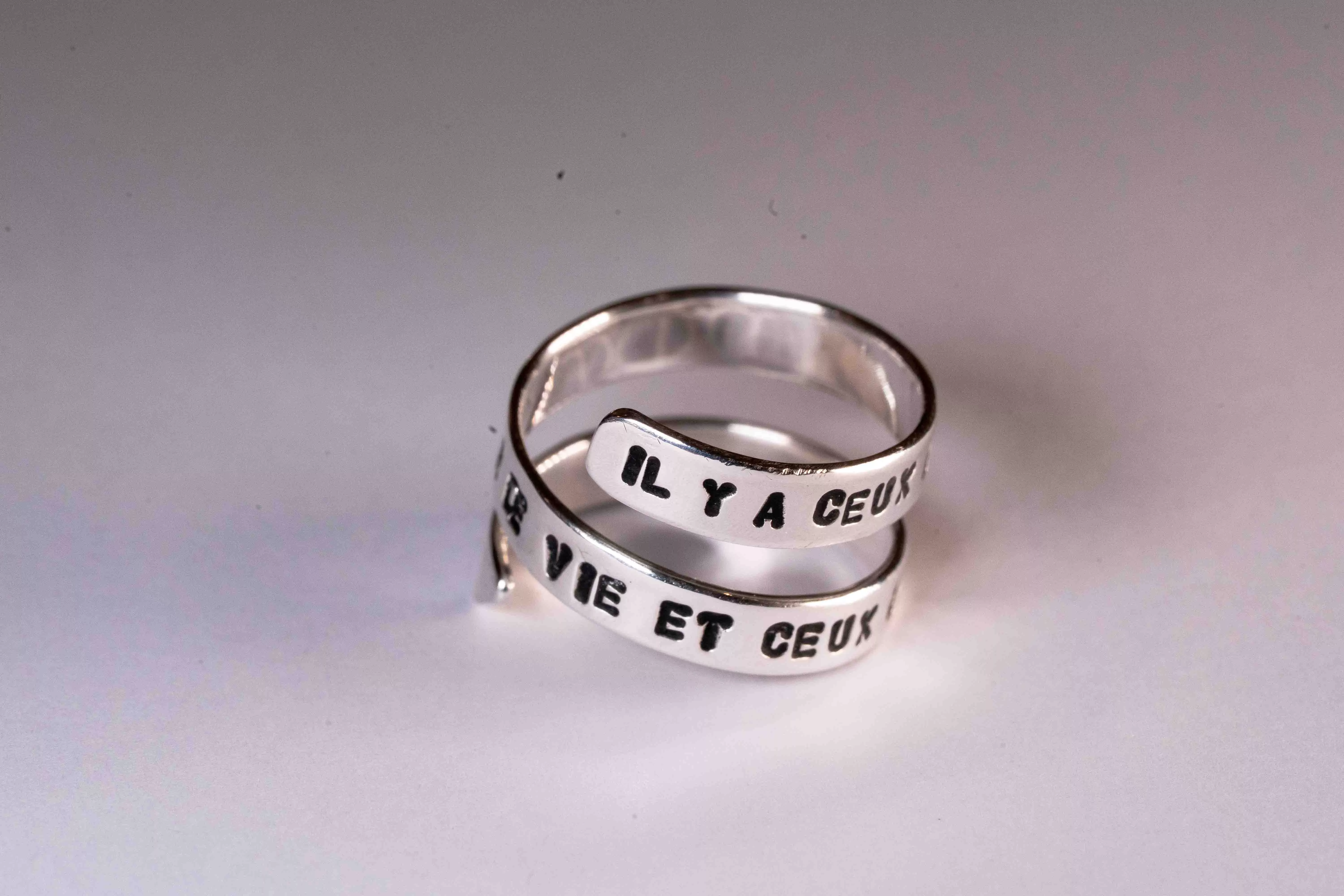 Bague spirale